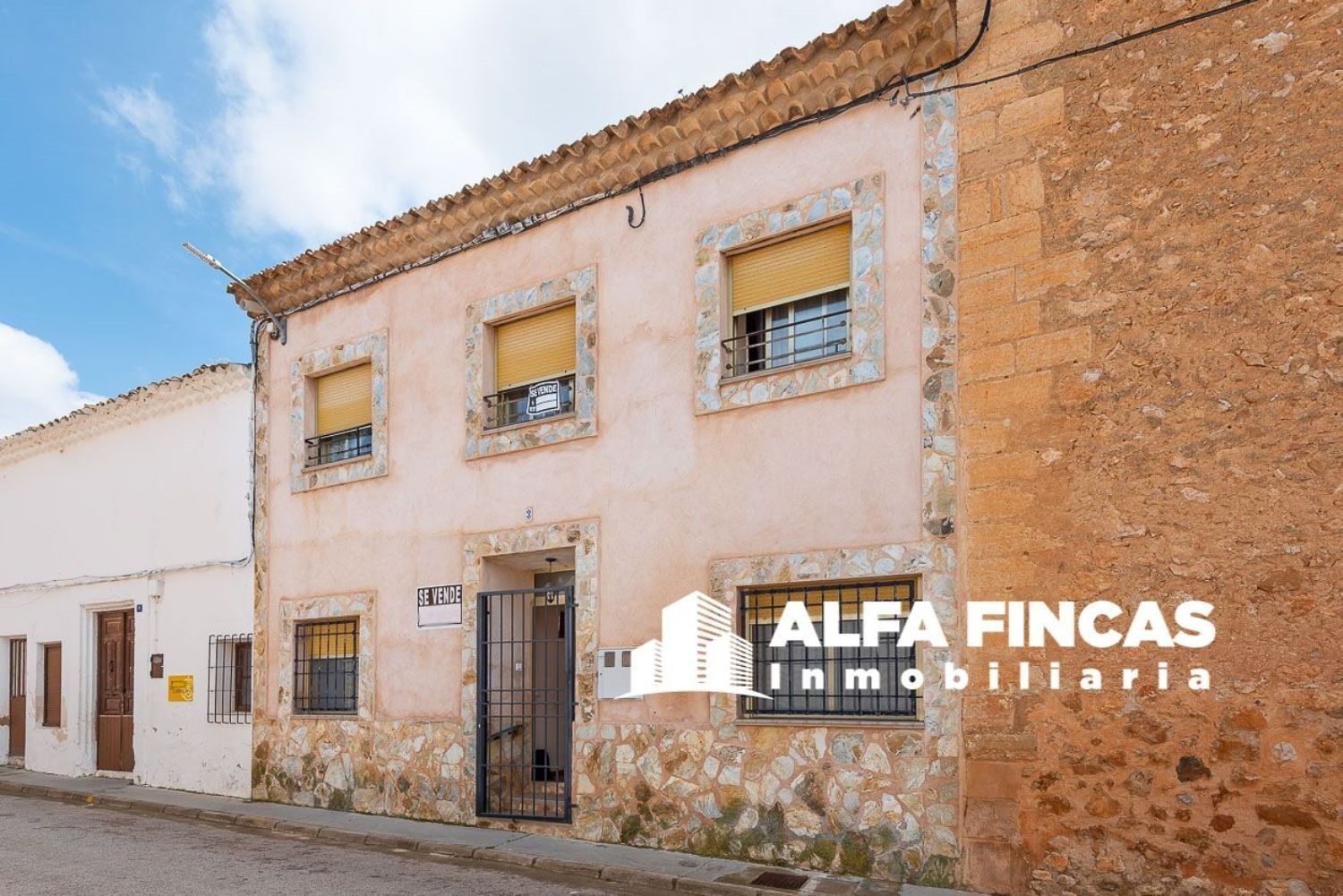 Exterior view of House or chalet for sale in El Picazo    with Storage room