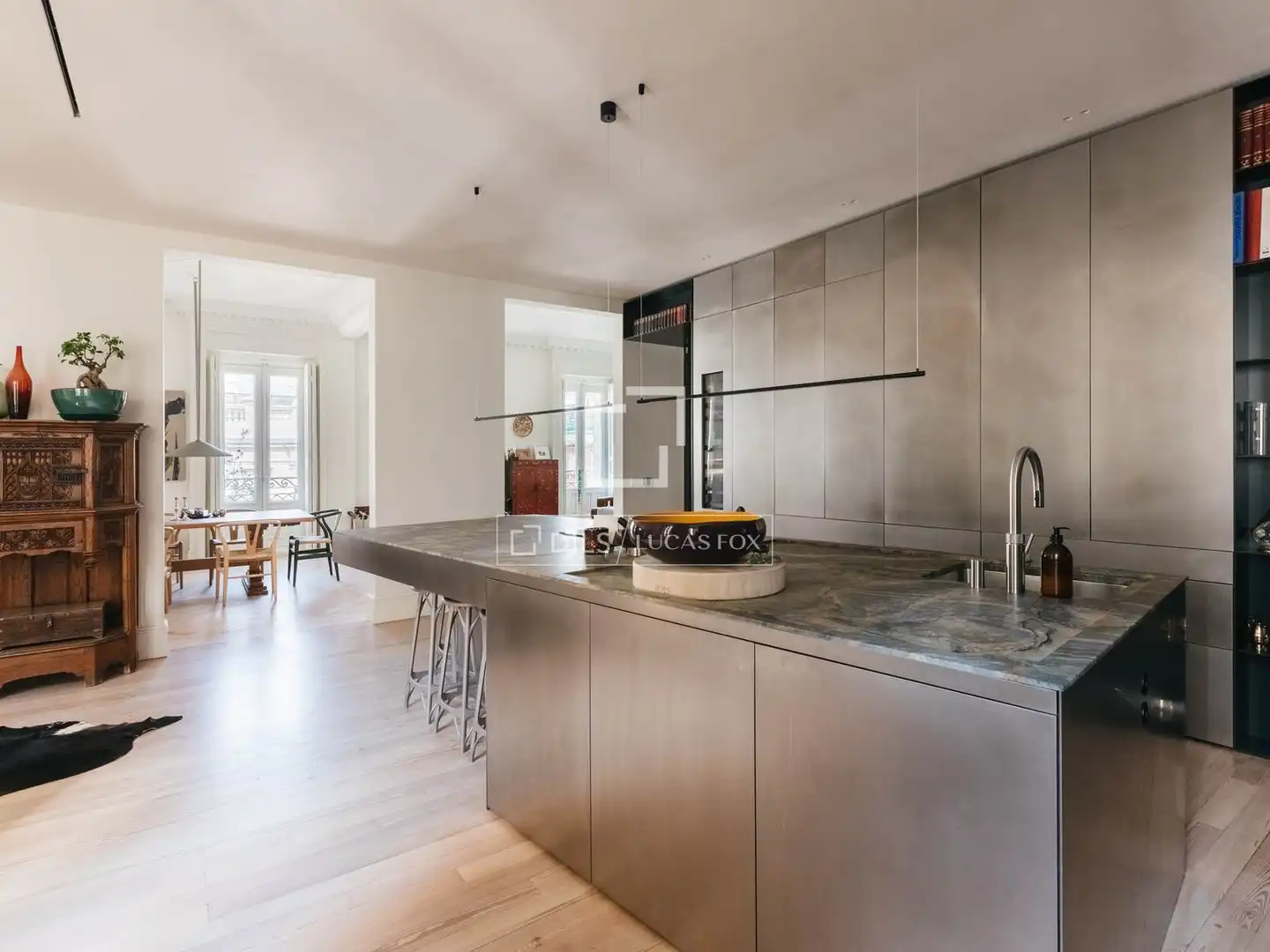Cocina de Piso de alquiler en Salamanca con Aire acondicionado, Amueblado y Balcón