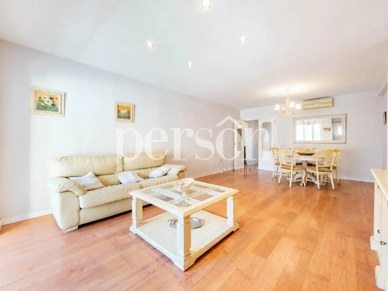 Sala de estar de Piso en venta en Alboraya con Aire acondicionado, Calefacción y Parquet
