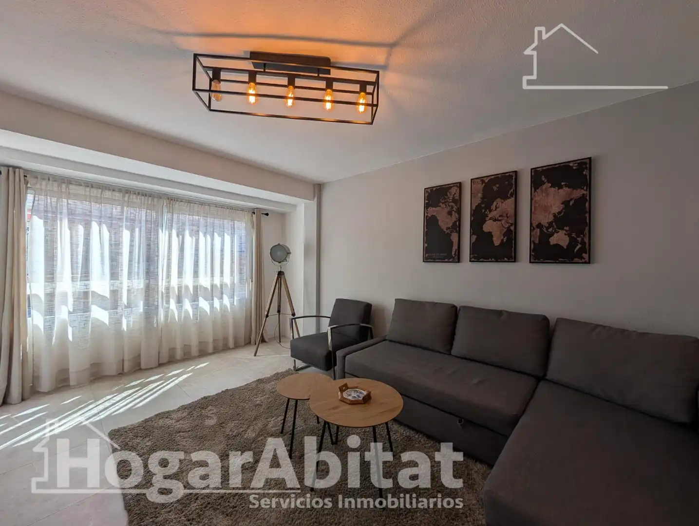 Sala d'estar de Pis en venda en Alicante / Alacant amb Aire condicionat, Calefacció i Moblat