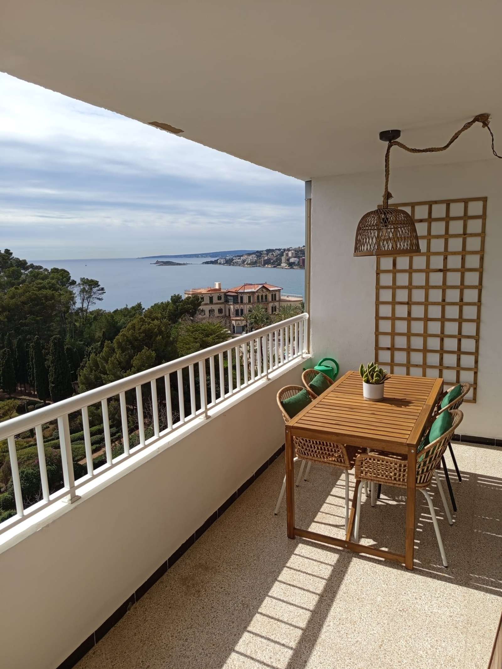 Terrassa de Apartament per a compartir en  Palma de Mallorca amb Aire condicionat, Terrassa i Moblat