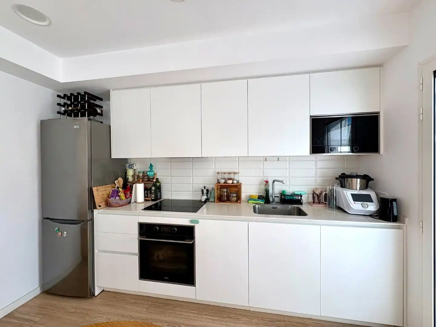 Küche von Wohnung zum Verkauf in  Barcelona Capital mit Klimaanlage und Terrasse