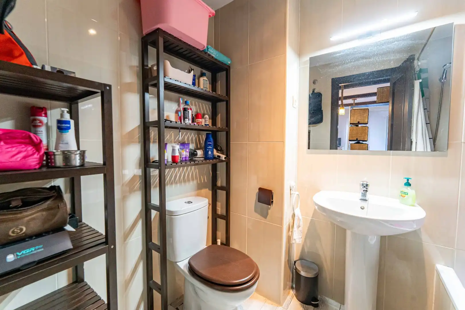 Bathroom of Flat for sale in Humanes de Madrid  with Air Conditioner, Heating and Terrace