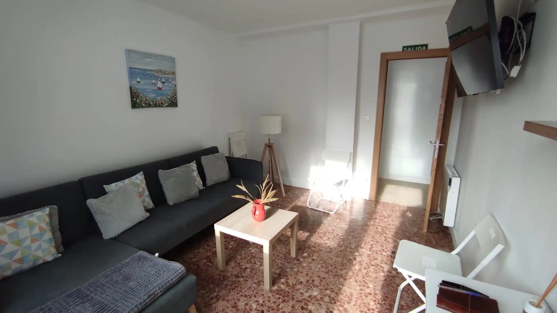 Sala d'estar de Casa o xalet en venda en Elgoibar amb Calefacció, Moblat i Forn