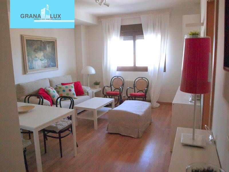 Living room of Flat to rent in  Granada Capital  with Air Conditioner, Heating and Private garden