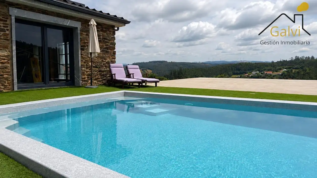 Piscina de Casa o chalet en venta en Cerdido con Calefacción, Terraza y Trastero