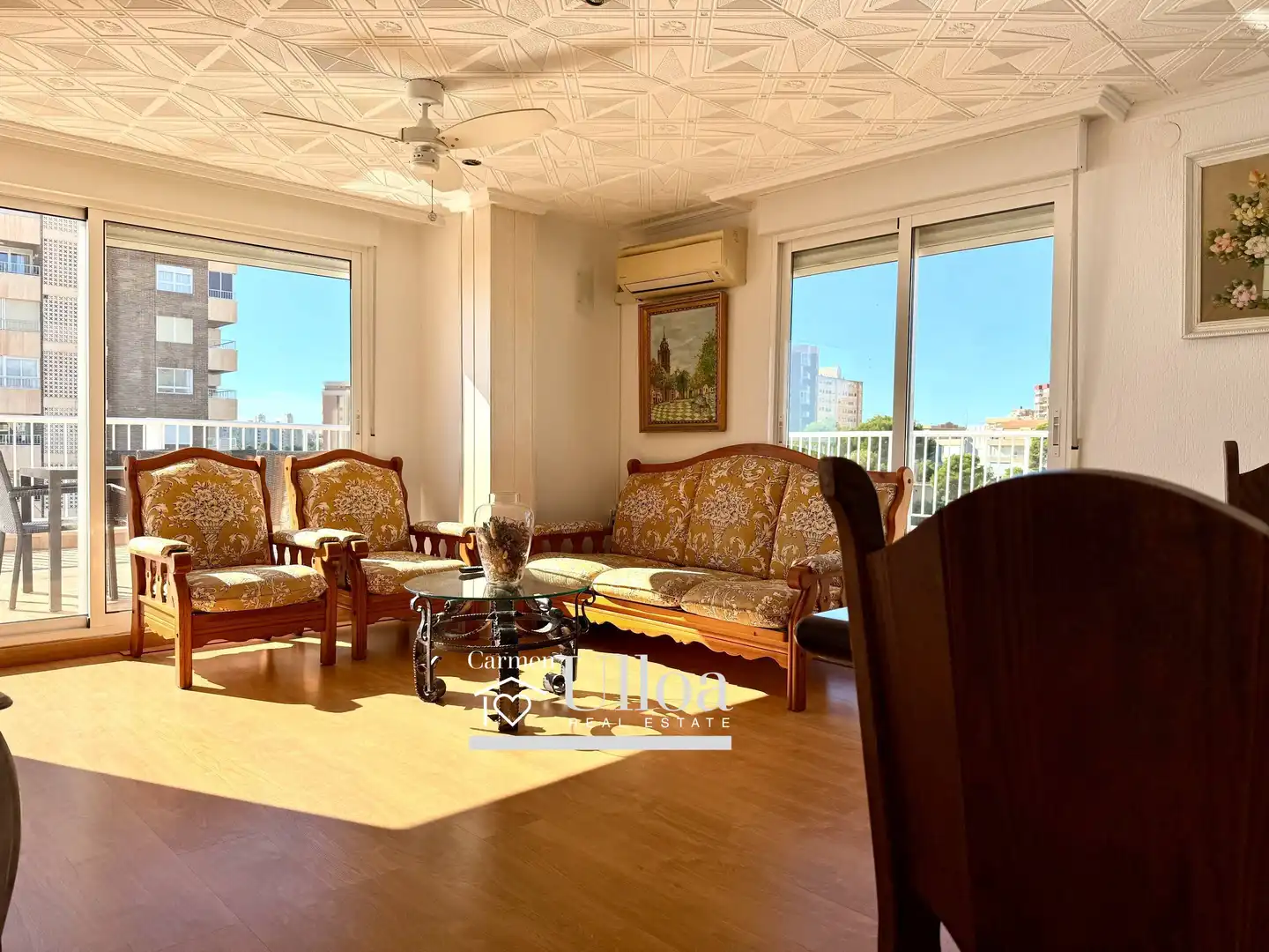 Sala de estar de Piso en venta en El Campello con Aire acondicionado, Terraza y Amueblado