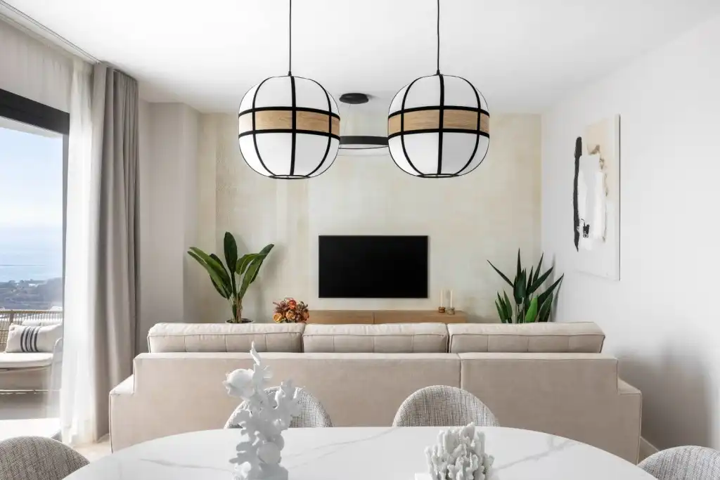 Sala de estar de Ático en venta en Rincón de la Victoria con Terraza y Piscina comunitaria