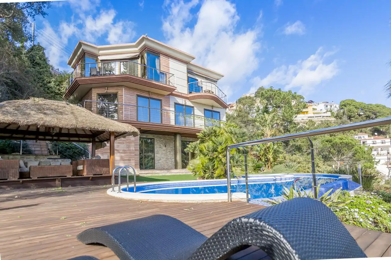 Vista exterior de Casa o chalet en venta en Lloret de Mar con Calefacción y Piscina