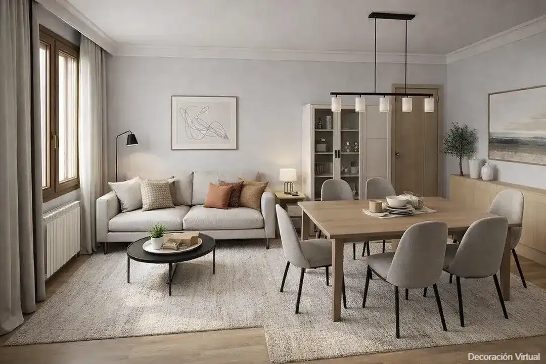 Wohnzimmer von Wohnung zum Verkauf in Vitoria - Gasteiz mit Heizung, Terrasse und Abstellraum
