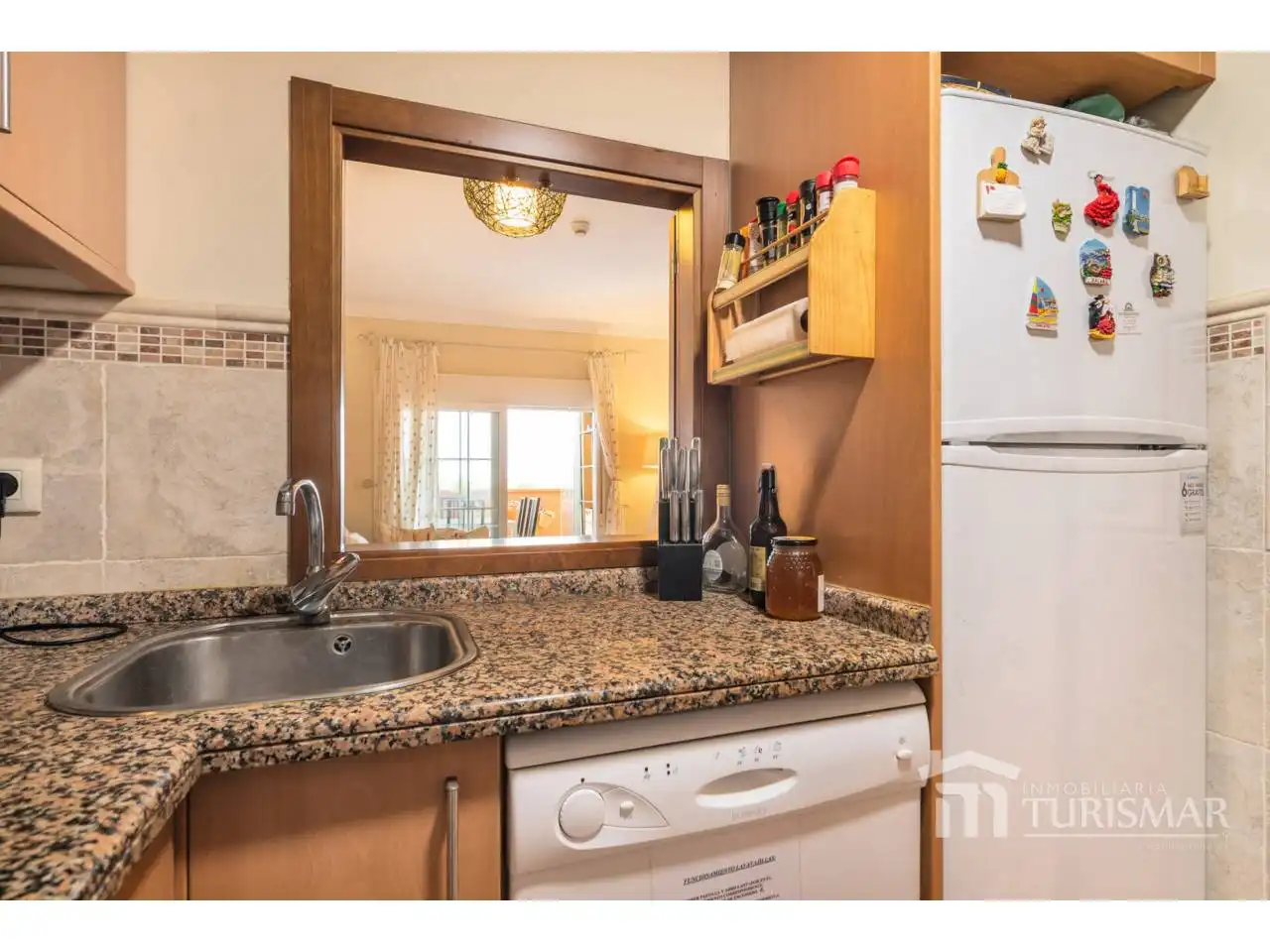 Kitchen of Apartments for sale in Ayamonte  with Air Conditioner, Terrace and Furnished