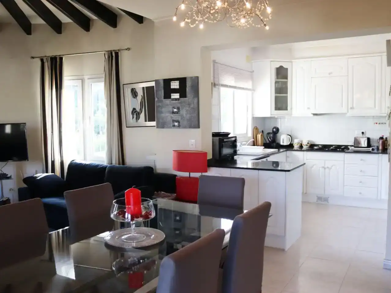 Dining room of Houses for sale in Murla  with Air Conditioner