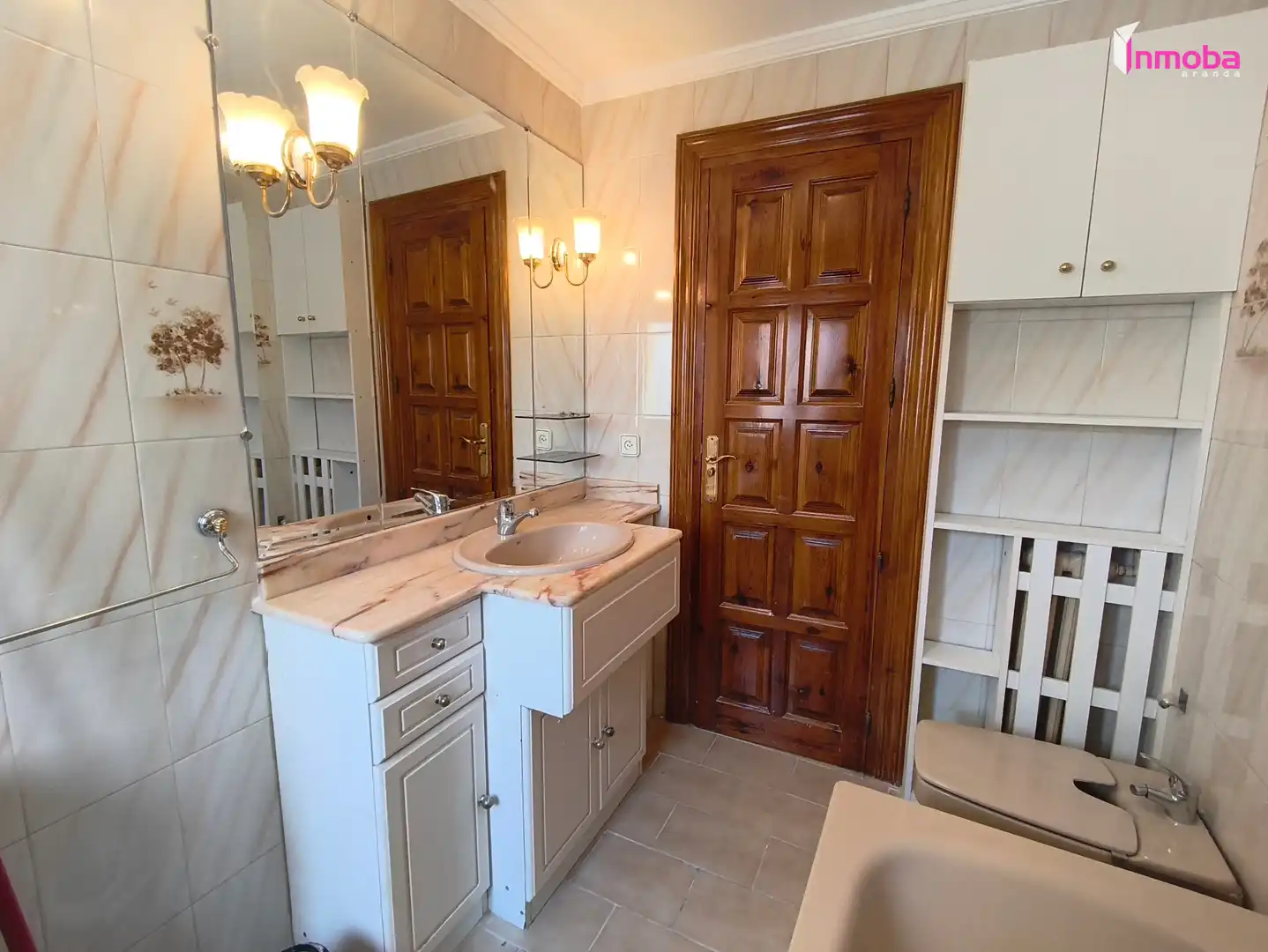 Badezimmer von Wohnung zum Verkauf in Aranda de Duero mit Heizung, Parkett und Balkon