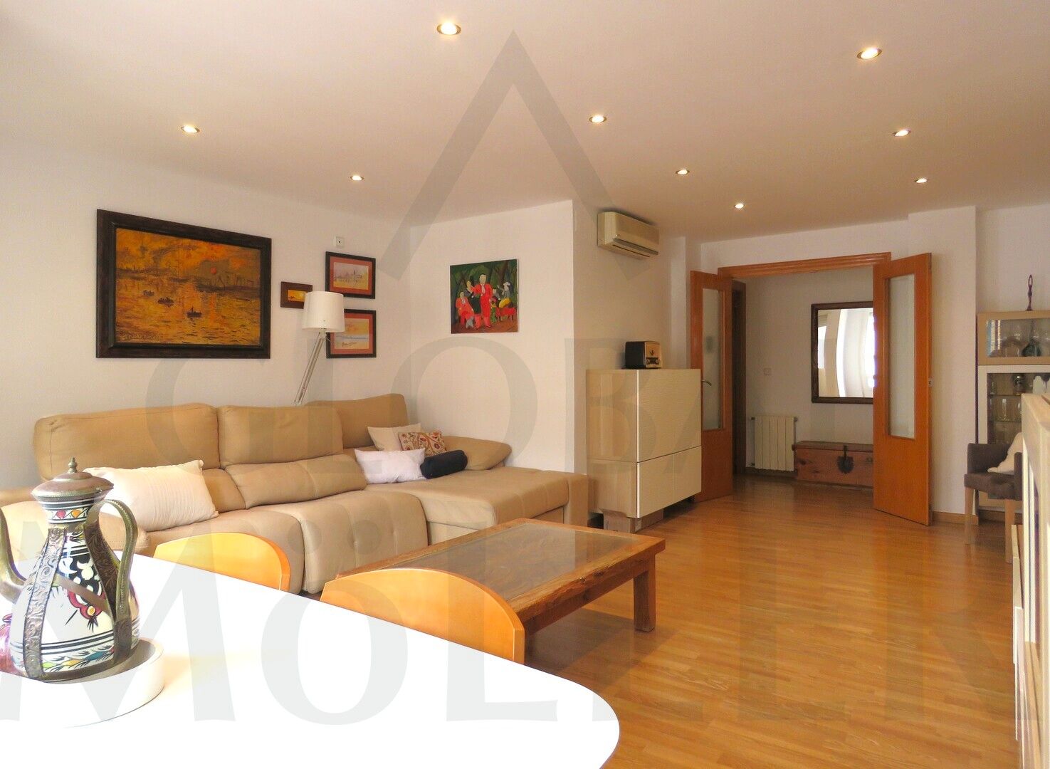 Sala d'estar de Pis en venda en Cartagena amb Aire condicionat, Calefacció i Moblat