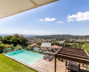 Piscina de Casa o xalet en venda en Sentmenat amb Aire condicionat, Terrassa i Piscina