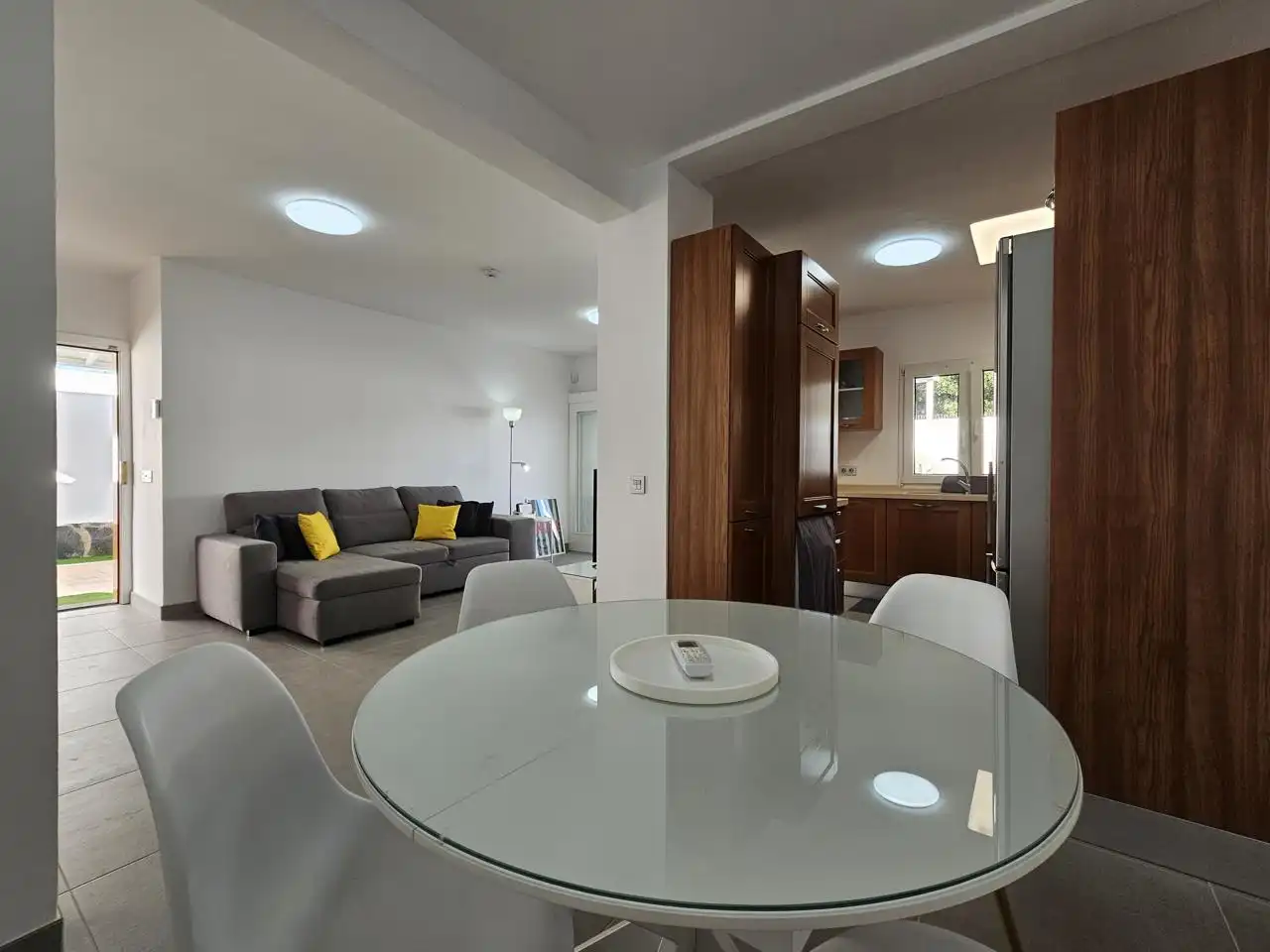 Sala de estar de Casa o chalet de alquiler en San Bartolomé de Tirajana con Aire acondicionado, Jardín privado y Terraza