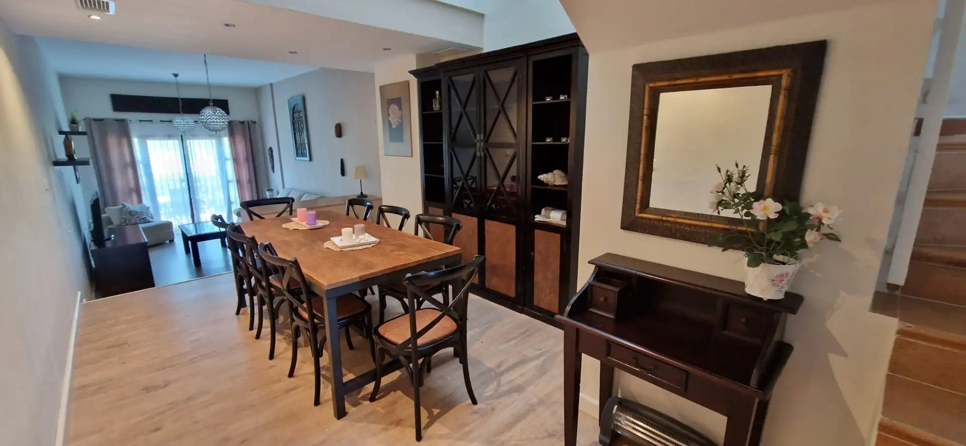 Comedor de Casa adosada de alquiler en San Roque con Amueblado