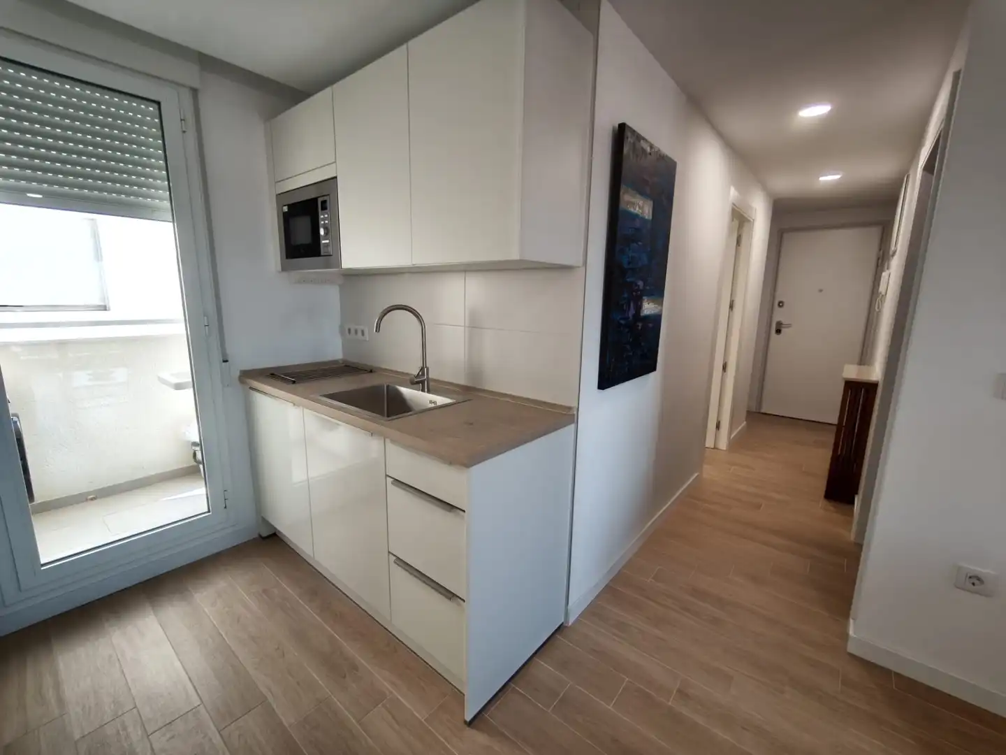 Kitchen of Flat for rent in Albacete  with Air Conditioner, Heating and Storage room