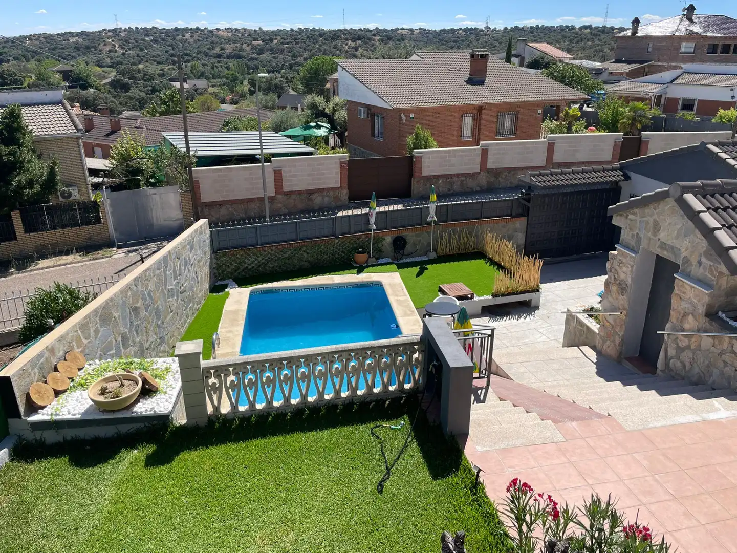 Jardí de Casa o xalet en venda en Santa Cruz del Retamar amb Calefacció, Jardí privat i Terrassa