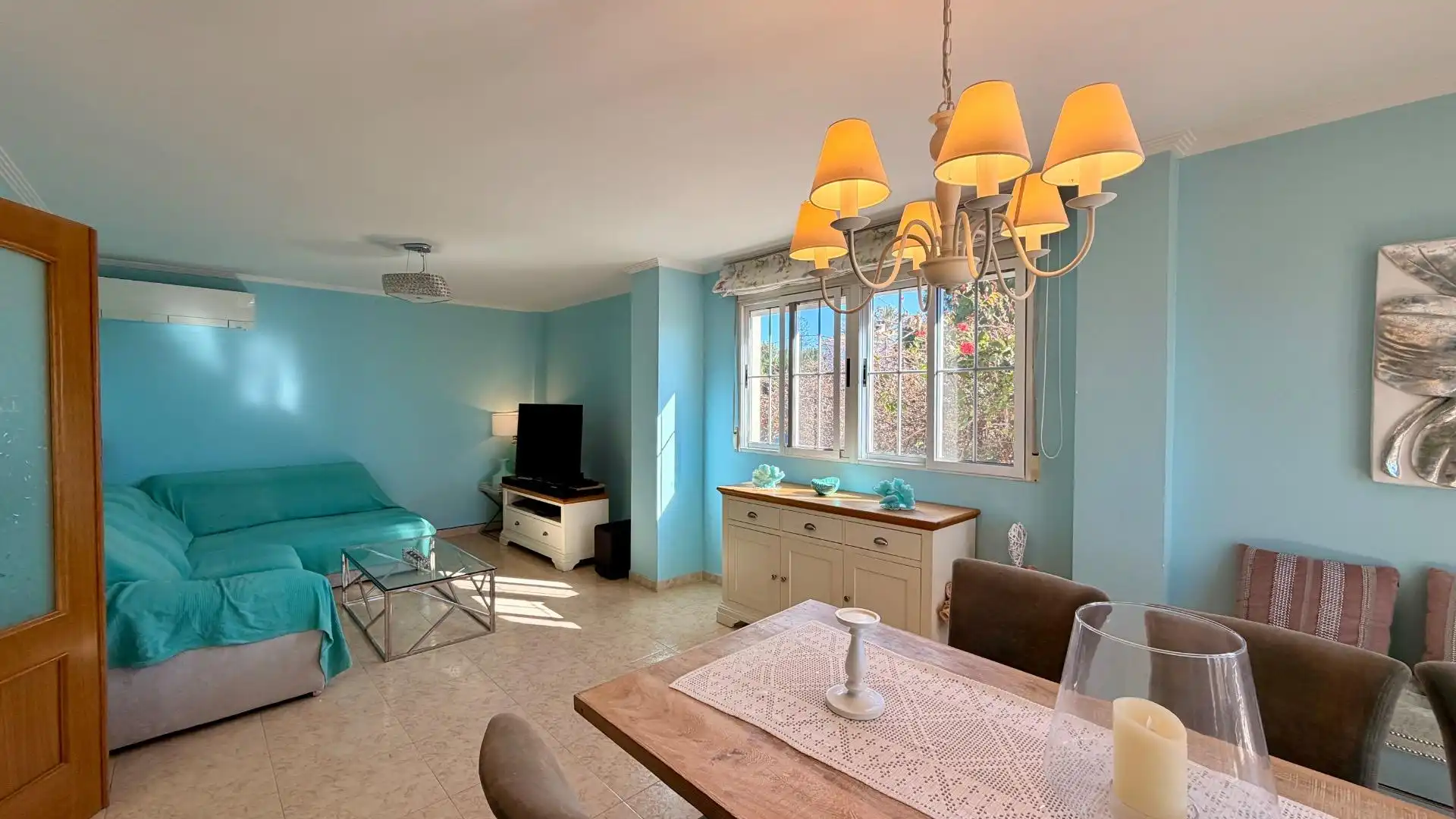 Living room of Houses for sale in Elche / Elx  with Air Conditioner, Heating and Terrace