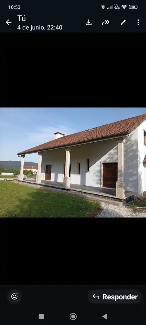 Vista exterior de Casa o chalet en venta en Rois con Calefacción, Jardín privado y Terraza