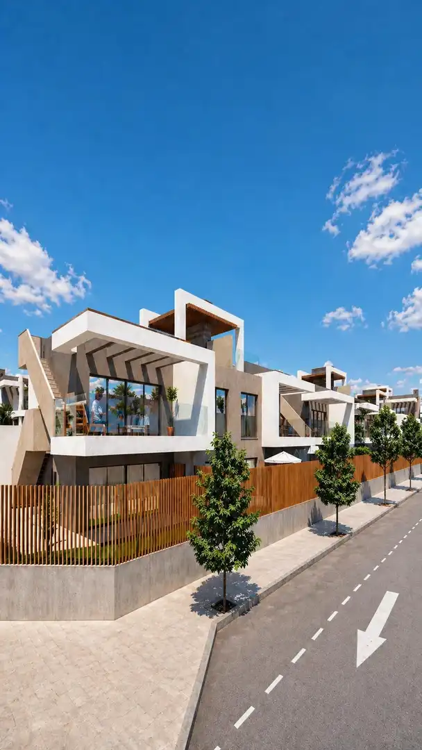 Exterior view of Ground floor for sale in Pilar de la Horadada  with Air Conditioner, Heating and Private garden