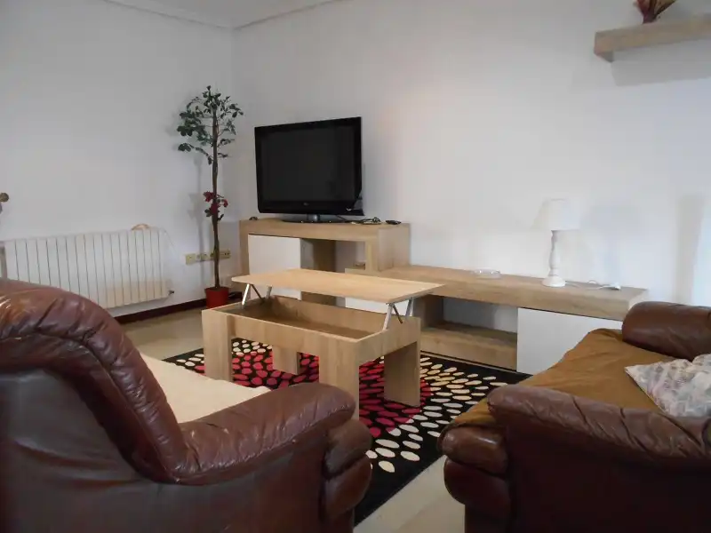 Living room of Duplexes for sale in Narón  with Heating, Parquet flooring and Furnished