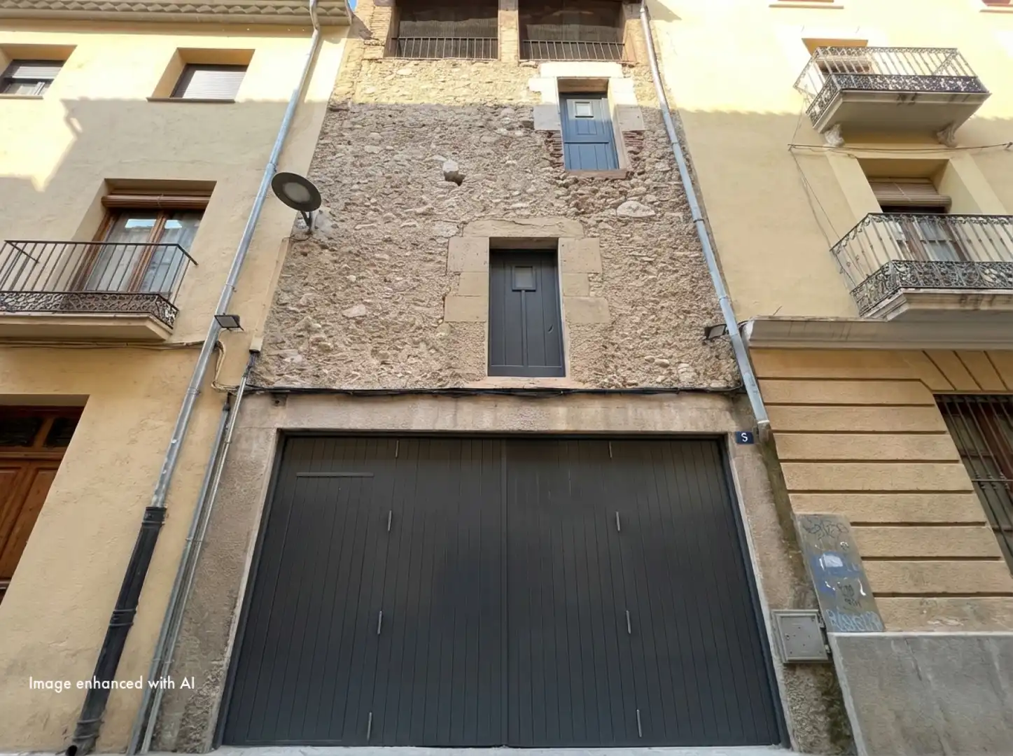 Vista exterior de Casa adosada en venda en Centelles amb Terrassa, Traster i Balcó