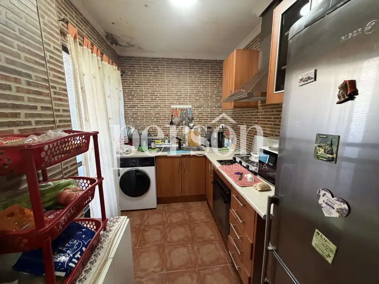 Kitchen of Flat for sale in Sueca  with Air Conditioner and Furnished