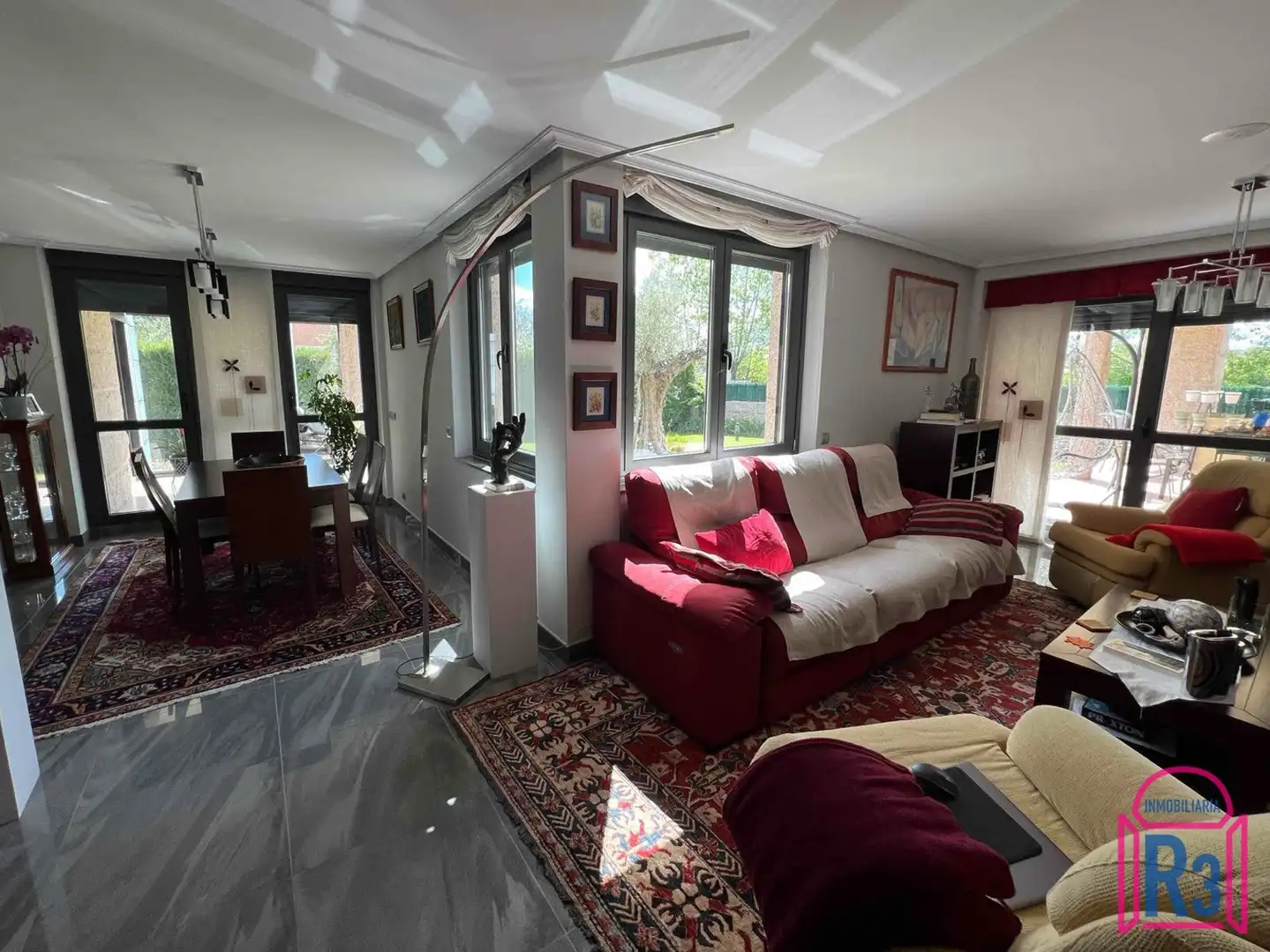 Wohnzimmer von Haus oder Chalet zum Verkauf in Villaquilambre mit Heizung
