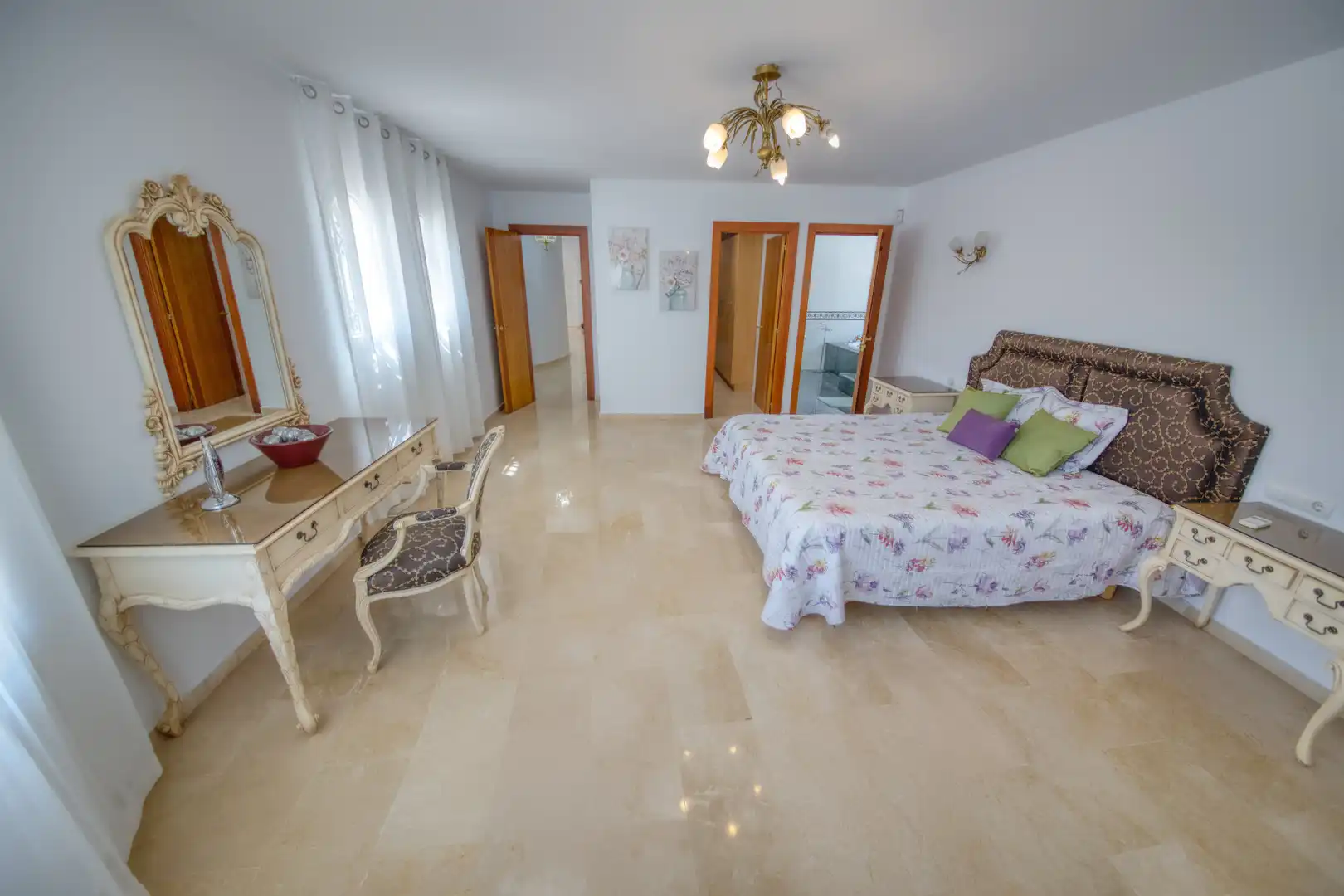 Bedroom of Houses for sale in Benalmádena  with Air Conditioner, Private garden and Parquet flooring