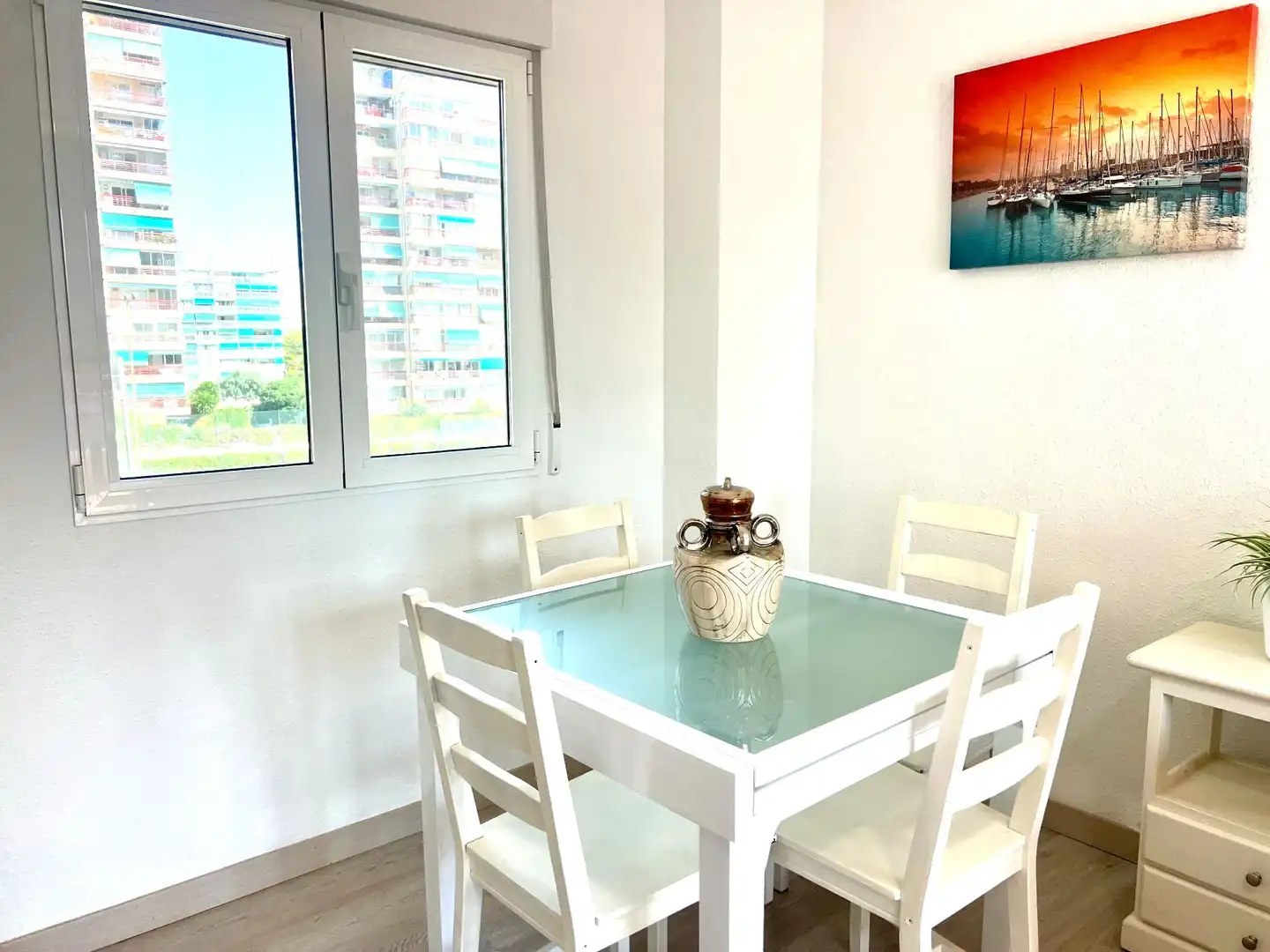 Dining room of Flat for sale in Alicante / Alacant  with Air Conditioner, Heating and Terrace