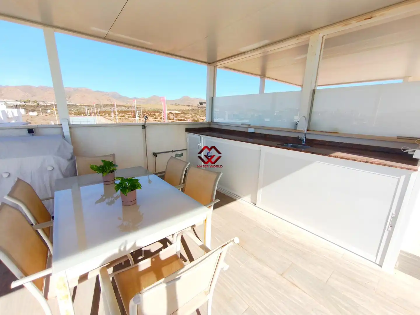 Terrassa de Apartament en venda en Puerto de Mazarrón
