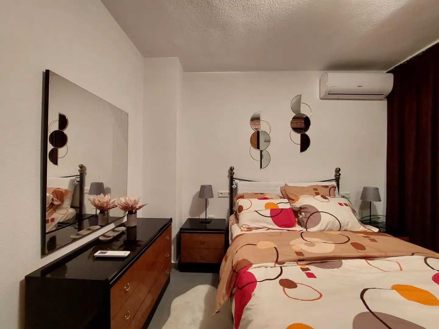 Bedroom of Flat for rent in Alicante / Alacant  with Air Conditioner and Furnished