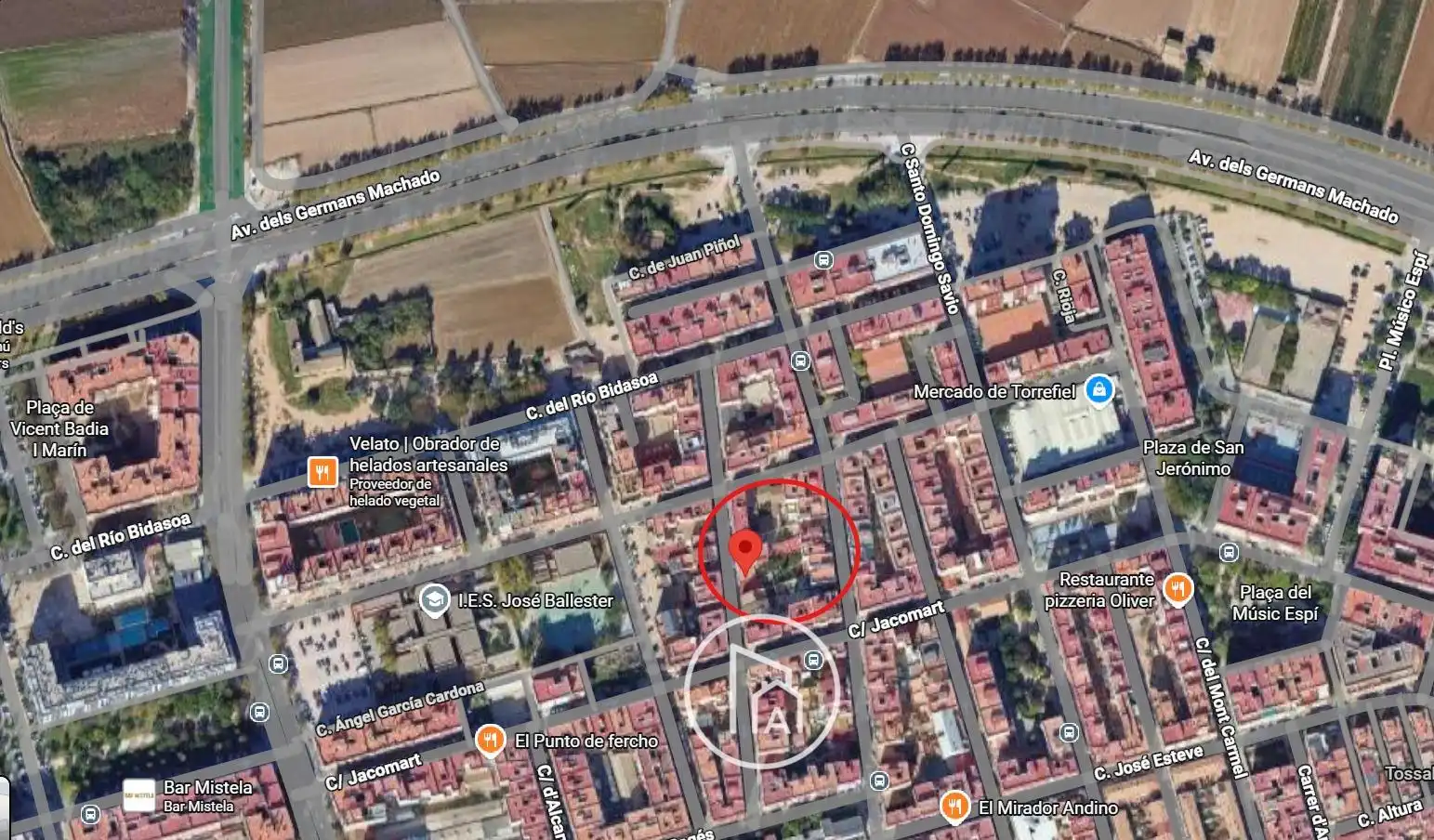 Vista exterior de Casa adosada en venda en Valencia