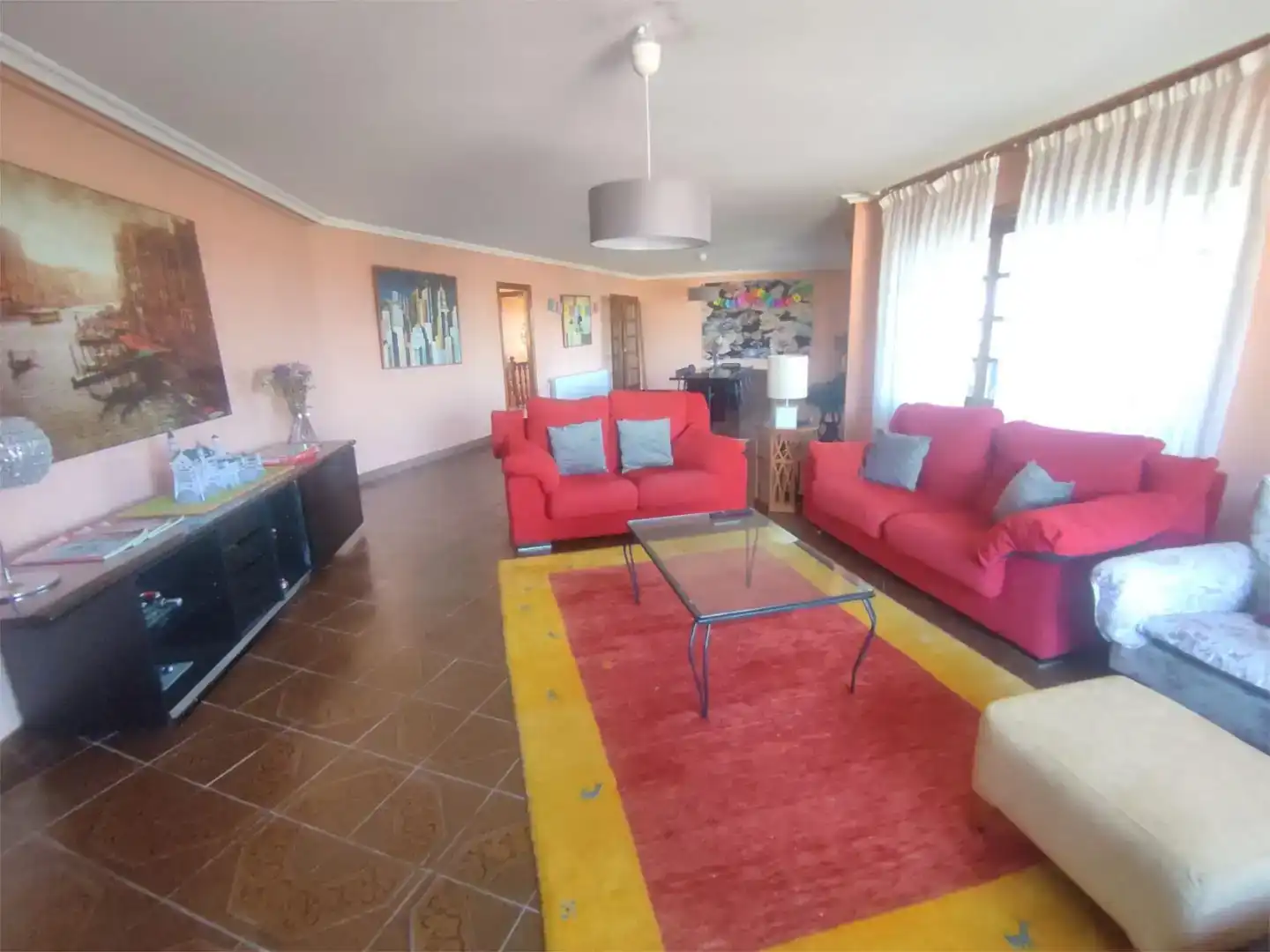 Sala de estar de Casa o chalet en venta en A Guarda   con Aire acondicionado, Jardín privado y Parquet