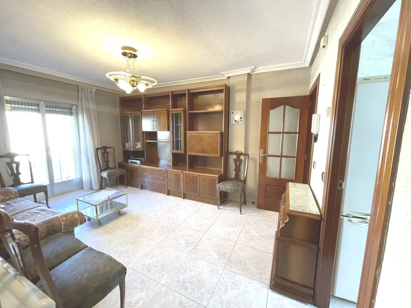 Wohnzimmer von Wohnung zur Miete in Salamanca mit Heizung, Möbliert und Balkon