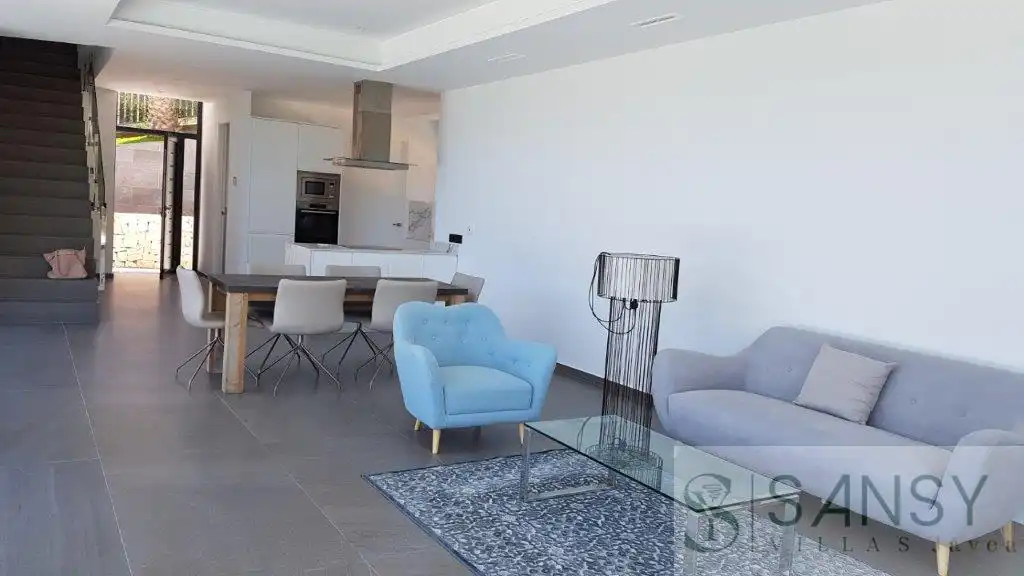 Living room of Houses for sale in Jávea / Xàbia  with Air Conditioner, Heating and Swimming Pool