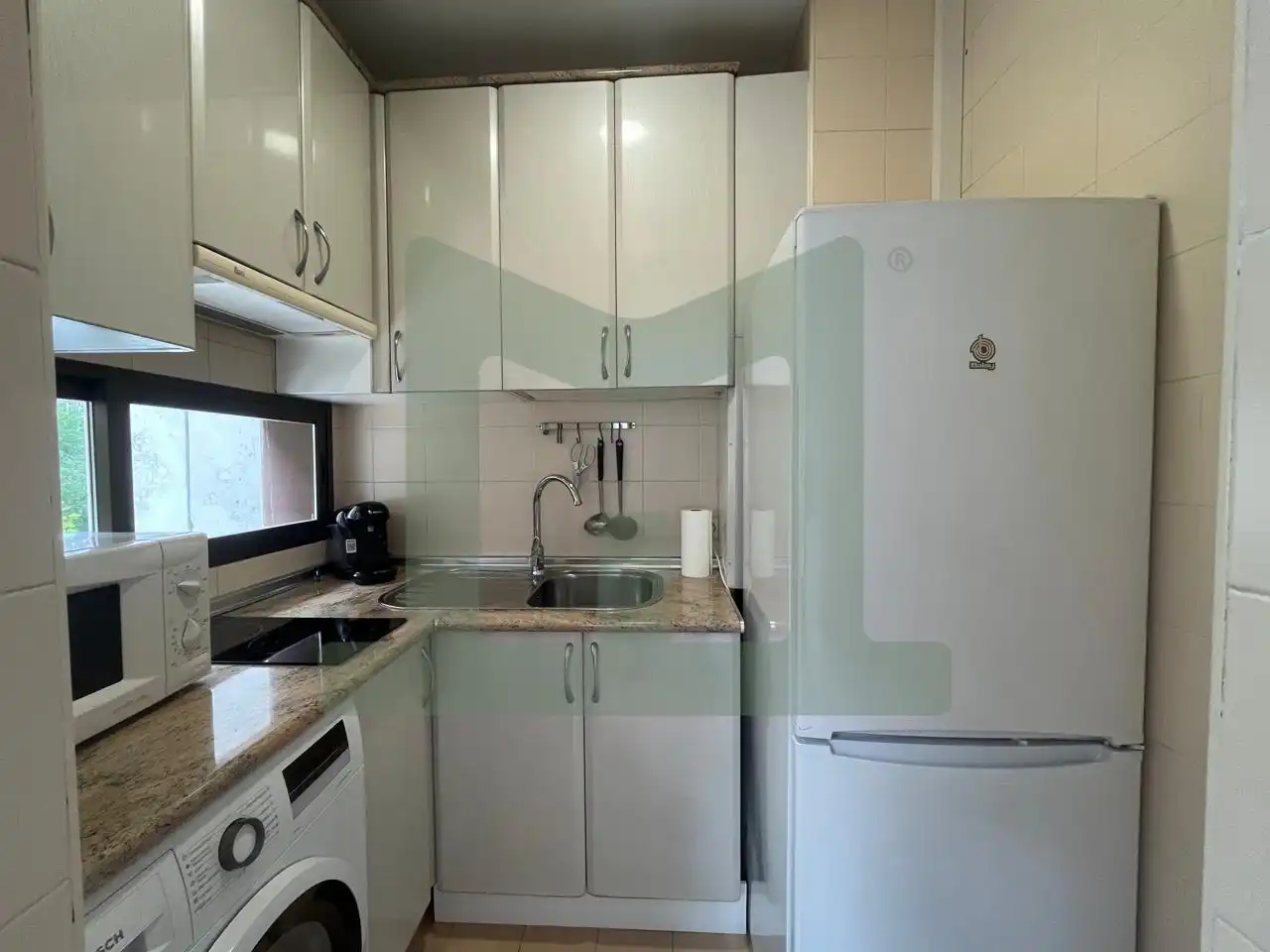 Cocina de Piso de alquiler en Madrid con Aire acondicionado y Amueblado