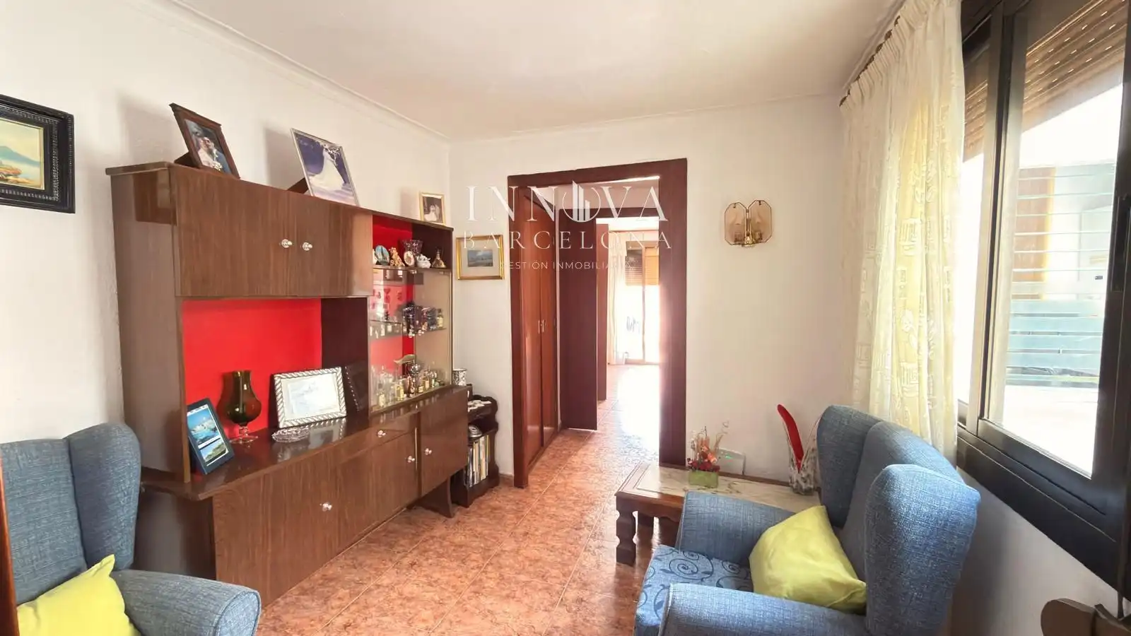 Wohnzimmer von Wohnung zum Verkauf in Barcelona mit Klimaanlage