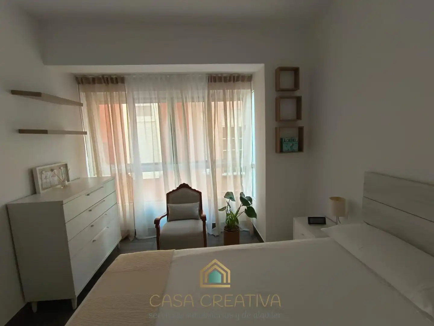Bedroom of Flat for sale in Alzira  with Air Conditioner, Heating and Furnished