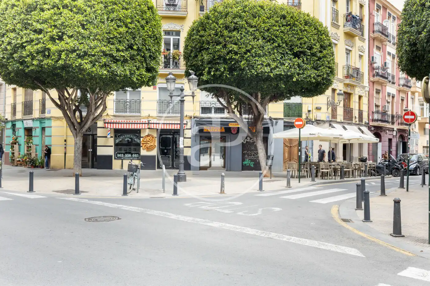 Außenansicht von Wohnung zur Miete in Valencia mit Klimaanlage, Heizung und Abstellraum