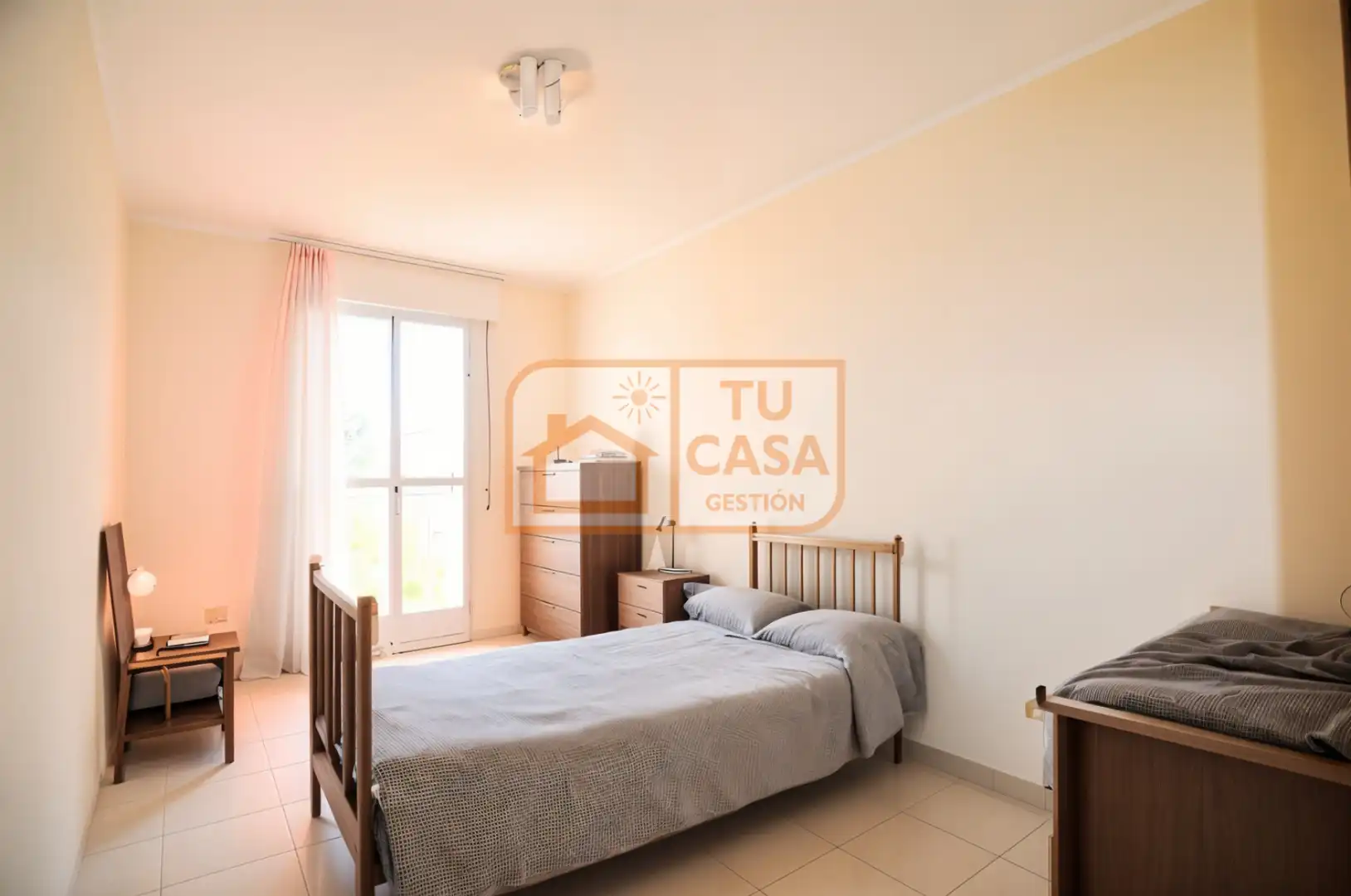 Schlafzimmer von Wohnung zum Verkauf in Malpartida de Cáceres mit Terrasse, Abstellraum und Möbliert
