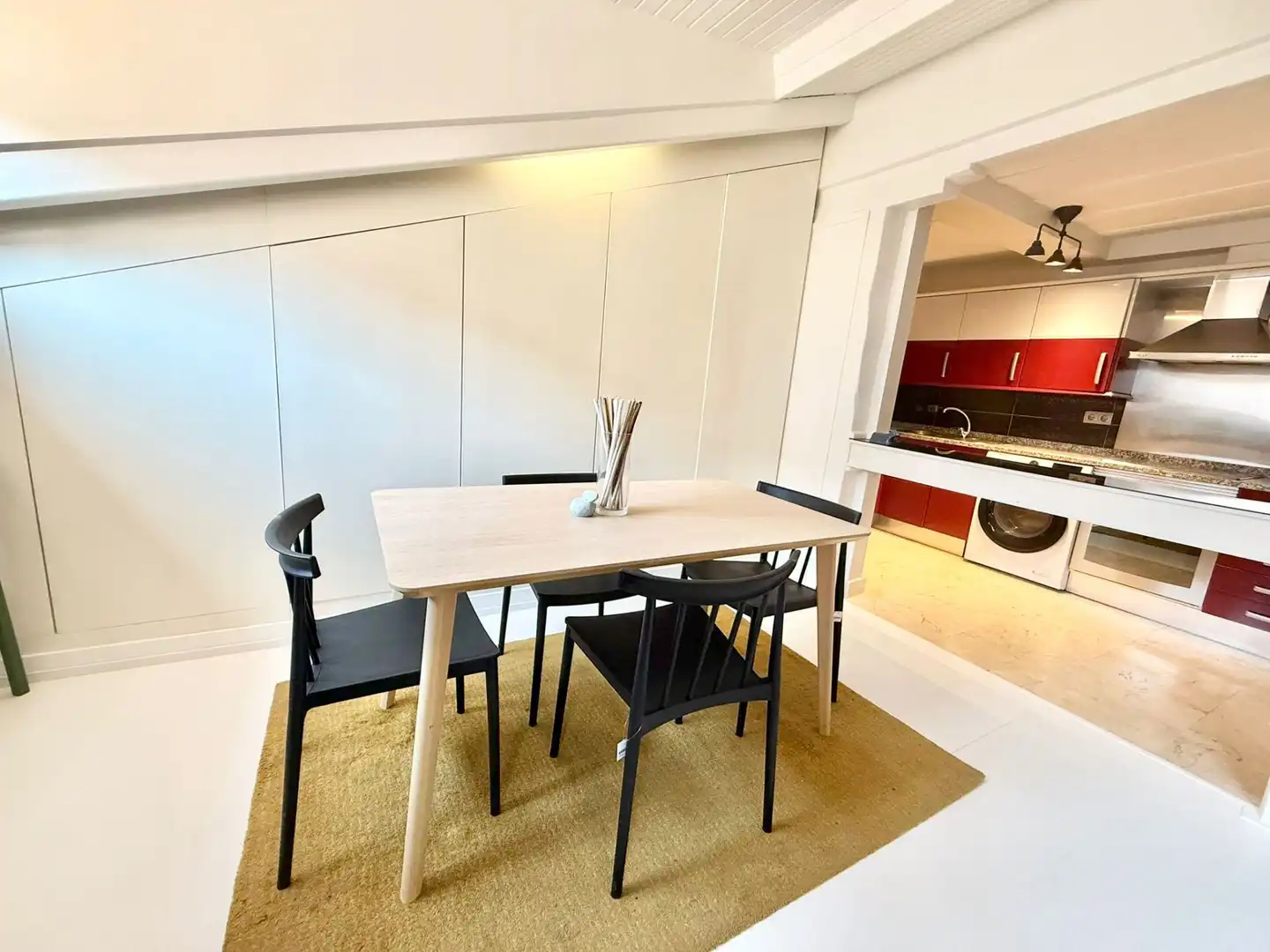 Dining room of Duplexes for rent in Madrid  with Air Conditioner, Heating and Furnished