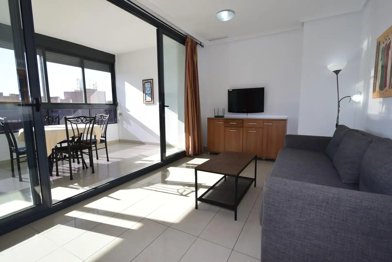 Sala de estar de Apartamento en venta en Benidorm con Aire acondicionado, Calefacción y Jardín privado