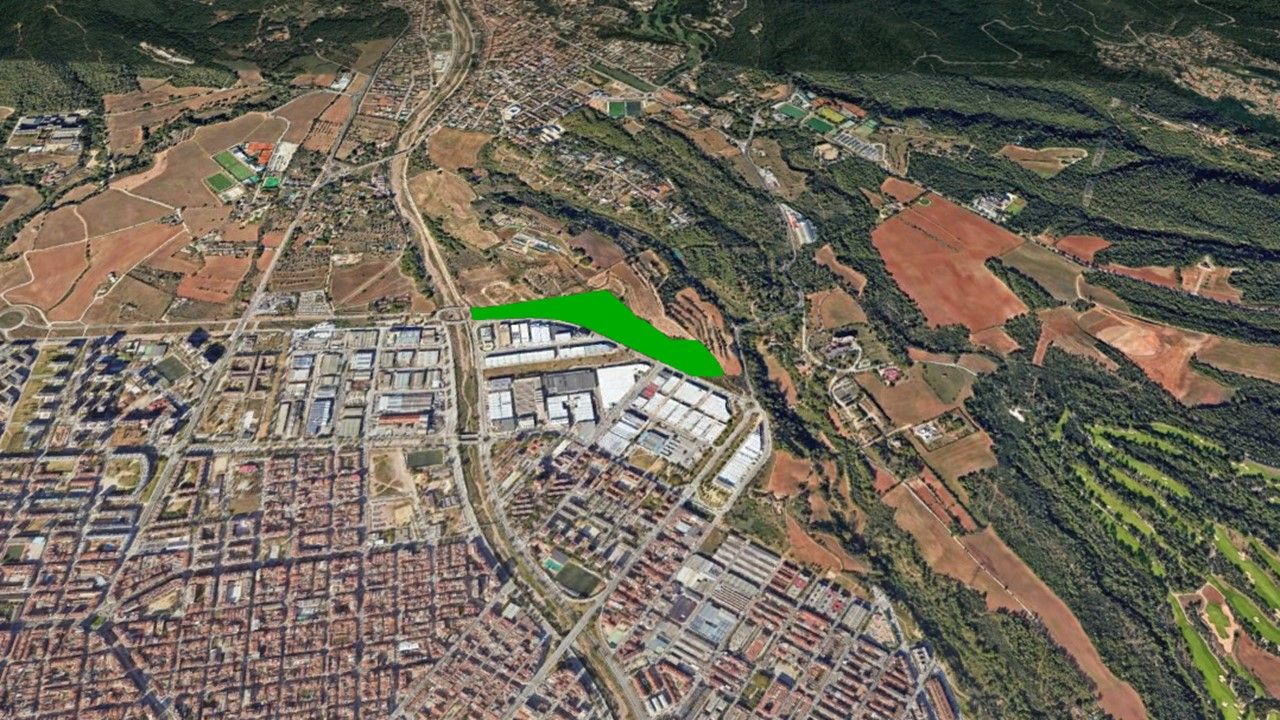 Vista exterior de Terreno en venta en Terrassa