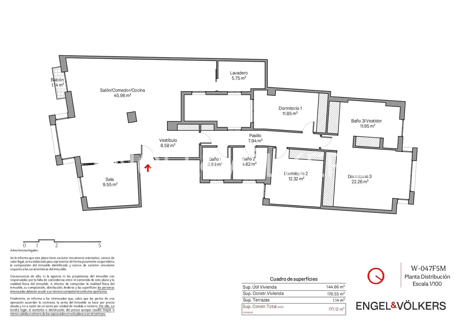 Apartamento en venta en Valencia con Aire acondicionado, Calefacción y Parquet