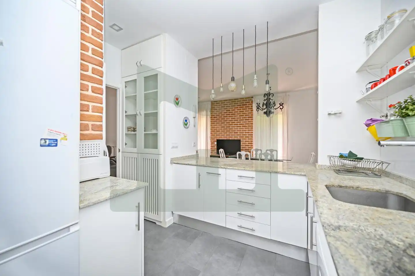 Küche von Wohnung zur Miete in Madrid mit Klimaanlage, Heizung und Terrasse