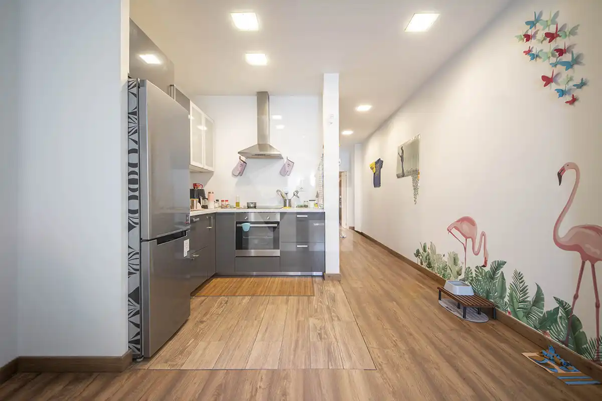 Cocina de Piso en venta en Barcelona con Aire acondicionado y Amueblado