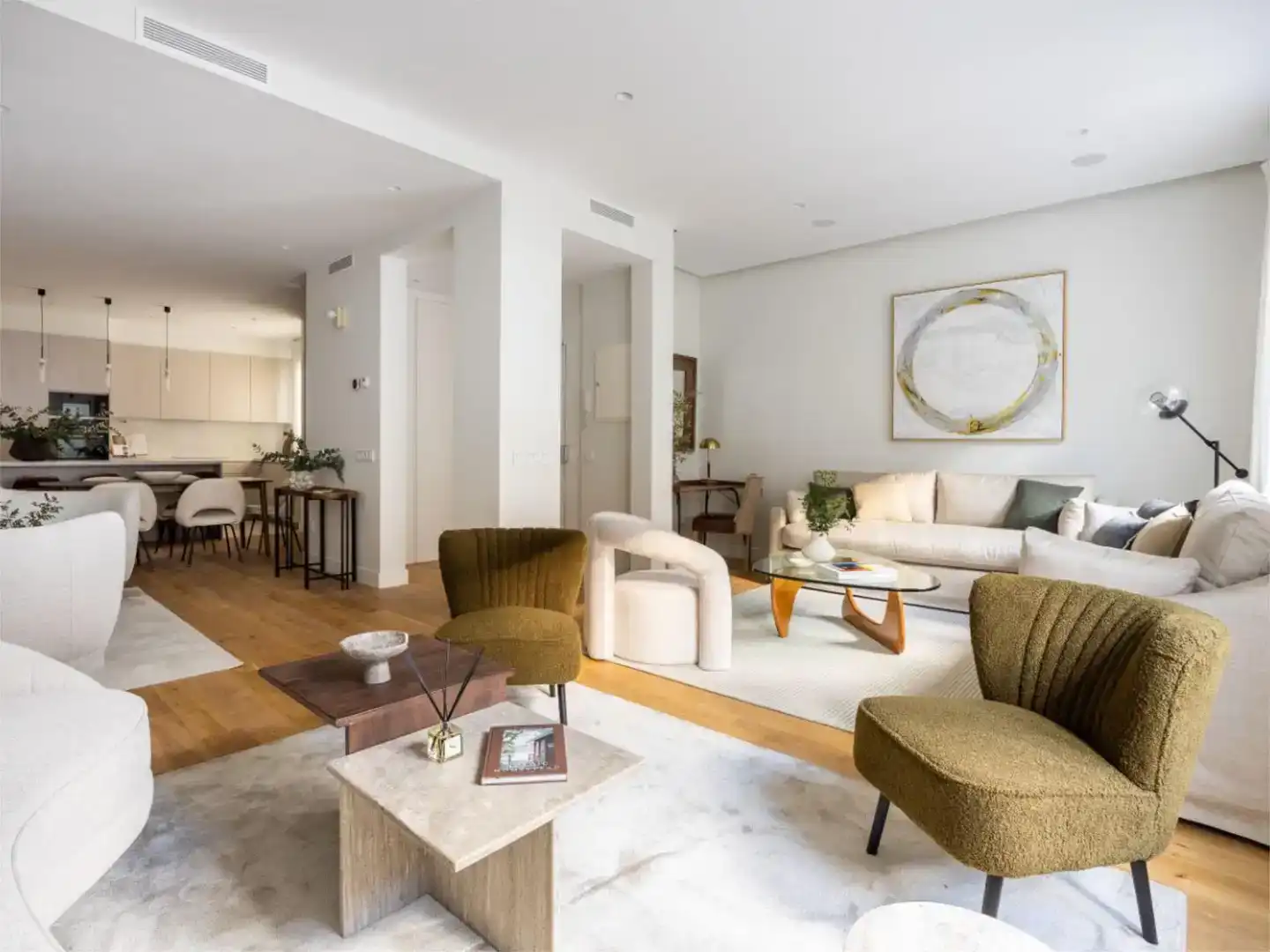 Sala d'estar de Pis en venda en  Madrid Capital amb Aire condicionat